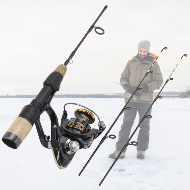 Ice Fishing Tip Up - 60 cm 2 conseils canne moulinet