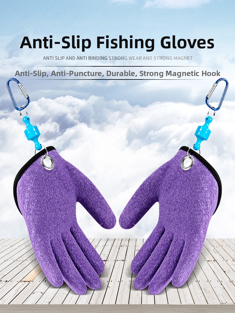 Fishing Equipment Brands - Gant de pêche anti-échardes, antidérapant, équipement